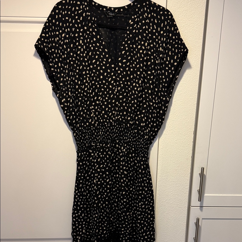 Rails Black and White Mini Dress